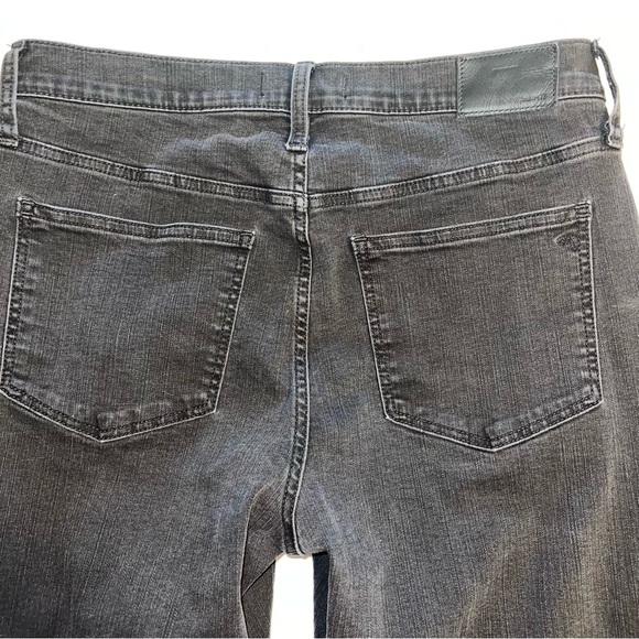 Madewell Washed Black 10” High Rise Raw Hem Skinny Jeans Sz 29T - Picture 13 of 15